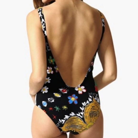 Adidas Pharrell Williams Doodle Artist Swimsuit - Picture 2 of 8